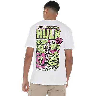 Marvel Mens T-shirt Hulk Manga Top Tee S-2XL Official • £13.99