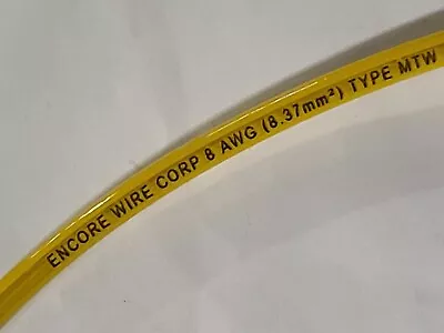 Encore #8awg Superslick Elite THHN/THWN-2/MTW Copper Building Wire Yellow /50ft • $39.99