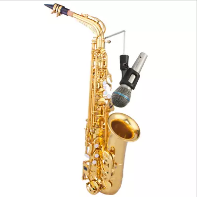 NEW Saxophone Musical Instrument Clip Microphone Clip Sax Microphone Stand • $12.80
