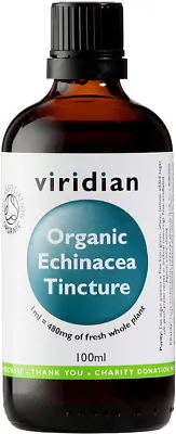 £15.99 • Buy Viridian Organic EchinaceaTincture 100ml