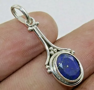  Lapis Lazuli Gemstone 925 Sterling Silver Amazing Handmade Jewelry MO715 • $13.67