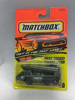 Matchbox NASA Rocket Transporter Army Green #60 • $8.50