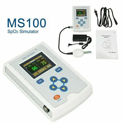 MS100 SpO2 Patient Simulator R-curves Oxygen Saturation PR Simulation • $499