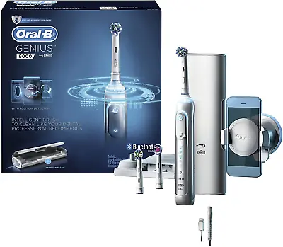Oral-B Genius 9000 White Electric Toothbrush • $274.95