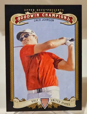2012 Goodwin Champions ZACH JOHNSON #46 • $1.99