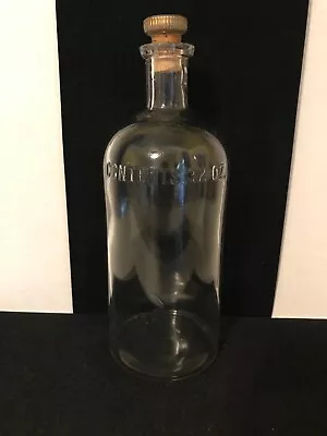 Vintage Bottle With Cork Marked Extra Special And Contents 32 Oz. 9-1/4  1744 • $7.99