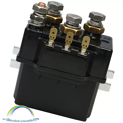 For 8000-12000lb 4WD 4x4 Heavy Contactor Rocker Switch 500A Winch Solenoid Relay • $35.88