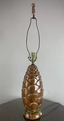 Royal Haeger Lamp Ceramic Pineapple Table Lamp Mid-Century Modern MCM • $127