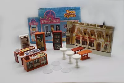 1988 Disney Magic Town Square Furniture & Accessories! Good Condition! With Box! • $12