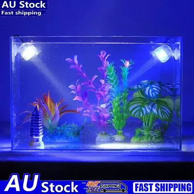 1W Mini Waterproof Aquarium LED Light Fish Tank Underwater Lighting Lamp • $12.68