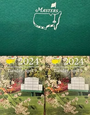 2 Tickets - 2024 Masters Golf Tournament:  Tuesday Practice Round  - April 9th • $1999