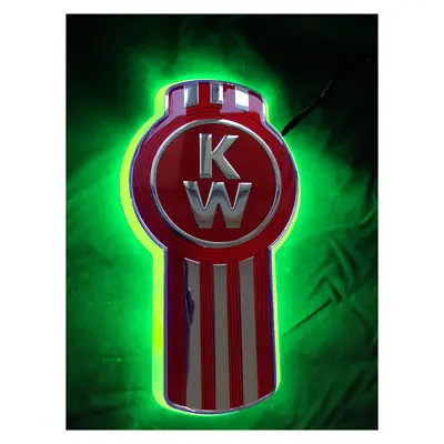 Stealth  GREEN  Kenworth Logo Backing- Emblem Light • $120