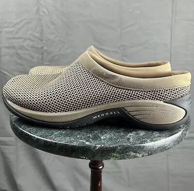 Merrell Women's Size 10 Encore Breeze 2 Deep Tan Mesh Slip On Clogs Shoes • $16.19