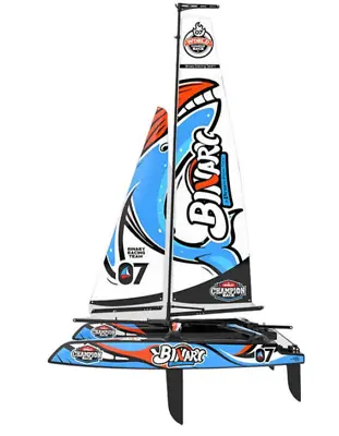 Joysway BINARY V3 Catermaran Sailboat 2.4GHz RTR RC Sailing Yacht (28 Inch High) • £93.98