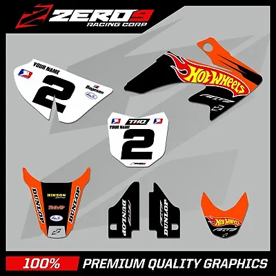 Honda Crf 50 Motocross Graphics Mx Graphics Decals Kit Hot Wheels Org • $95.71