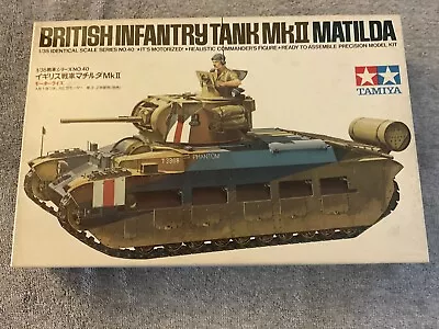 British Infantry Tank Mk11 Matilda ( Motorized) 1/35 Scale Tamiya Vintage • $45