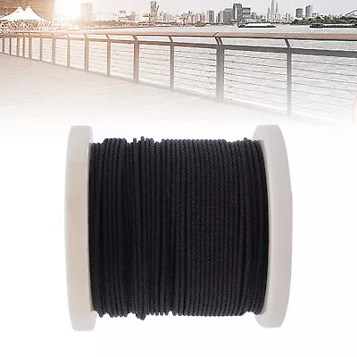 300ft Wire Rope Stainless Cable 1/8  Steel Cable Wire Rope Cable Railing Kit • $87.41