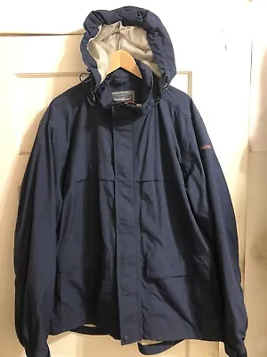 Eddie Bauer WeatherEdge Full Zip Hooded Wind Rain Jacket 1943 Men's Size XL • $24.95