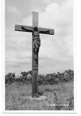 Postcard -W014 -caldey Island View Of The Cross • £3.20