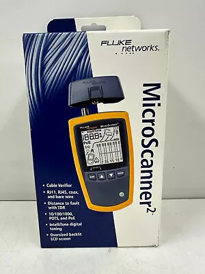 Fluke Networks Micro Scanner 2 Cable Verifier • $493.39