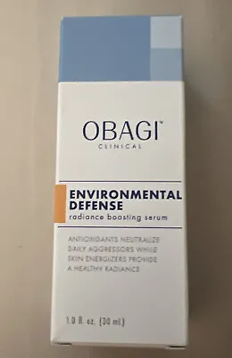 Obagi Clinical Environmental Defense Radiance Boosting Serum 1.0 Fl Oz NEW NIB • $34.99