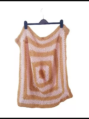 £24.95 • Buy *new ! Hand Knitted Multicolored Baby Shawl Baby Blanket Baby Shawl 