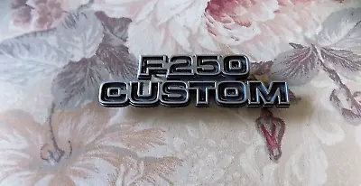 Collectible Vintage F250 Custom Ford Emblem Very Good Condition! • $10.90