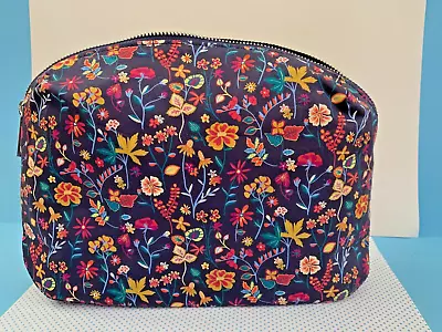 Liberty London Large Wash Bag / Cosmetic Bag In The Botanist's Diary Print - New • £16.98