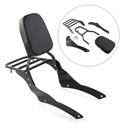 For Yamaha V Star XVS 400 650 Classic 1998-2022 Backrest Sissy Bar Luggage Rack • $136.40