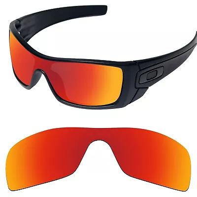 Tintart Polarized Replacement Lenses For-Oakley Batwolf OO9101 Fire Red (STD) • $25.49