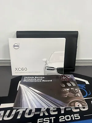 Volvo Xc60 Owners Handbook / Supplement To Manual + Wallet 2017~2020 (2019)!! • $34.72
