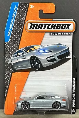 2013 Matchbox Porsche Panamera MBX Adventure City Silver • $5