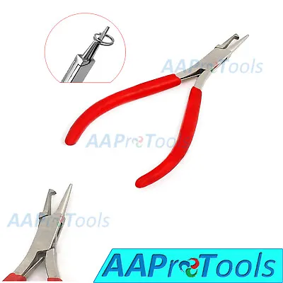 $6.10 • Buy New Stainless Steel Fishing Pliers Line Cutter Split Ring Hook Remover Tool 