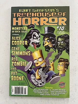 BART SIMPSON'S TREEHOUSE OF HORROR #10 Monsters Of Rock With Alice Cooper RARE • $18
