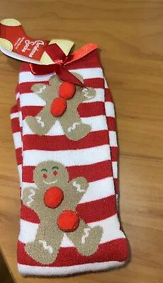 Christmas Socks Gingerbread Man Gold Medal Internat’l Size 9-11 • $5