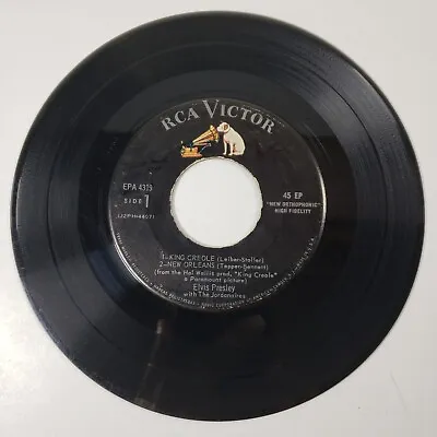 Elvis Presley  King Creole   New Orleans  45 EP Tested Vg Rca  Lover Doll   • $7.81