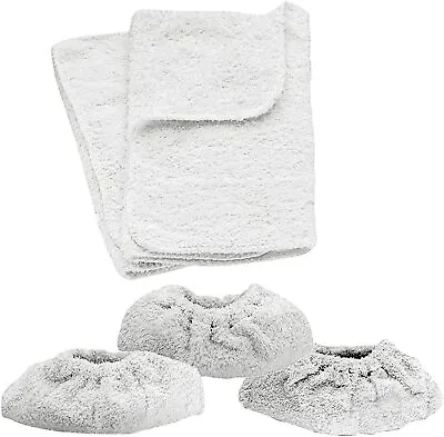 Cloth Pads For KARCHER Steam Cleaner Terry Cotton Covers SC1 SC1002 SC1020 • £11.34
