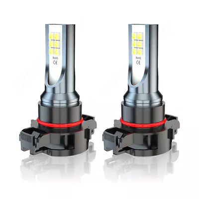 2PCS 100W 6000K 5202 LED Fog Lights For 07-15 Chevrolet Silverado 1500 2500 3500 • $9.99