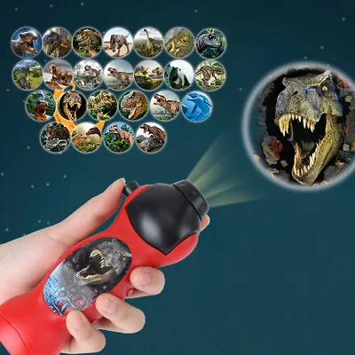 £6.49 • Buy Dinosaur Torch Projector LED Flashlight Children Kids Educational Toys Gift