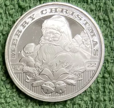 2022 Merry Christmas Santa Bells  Limited Edition  (1-ounce) Coin In Capsule  • $42.41