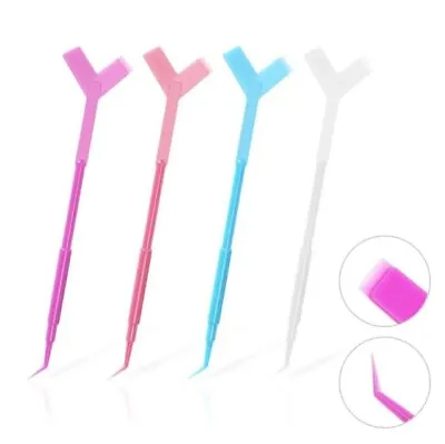 Eyelash Extension Lifting Brow Lamination Tool Y-Shape Comb Separating Brush • £2.19