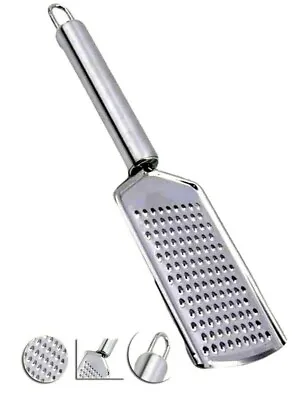 SMALL Stainless Steel Box Cheese Carrot Food Grater Shredder Hand Held Easy GRIP • £3.99