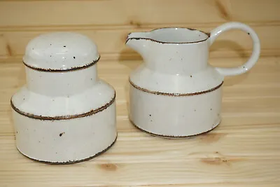 Midwinter Stonehenge Creation Creamer 3 3/4  & Sugar Bowl 3 1/4  With Lid • $15.88