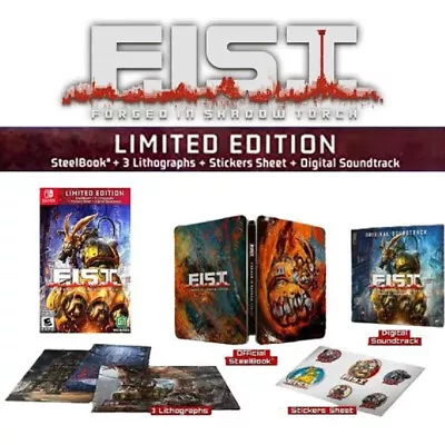 F.I.S.T. Forged In Shadow Torch *LIMITED EDITION STEEBOOK* (Nintendo Switch) New • $44.88