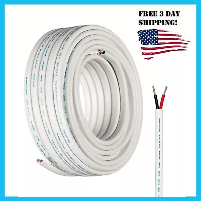 50ft 14Ga Marine Grade Wire Duplex Boat Cable 100% Copper OFC Wire - 14 Gauge  • $36.99