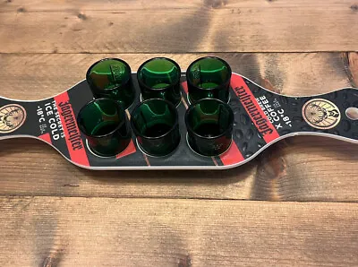 6 X Jagermeister Shot Glasses And Paddle Board New - Ideal For Party’s ! • £9.95