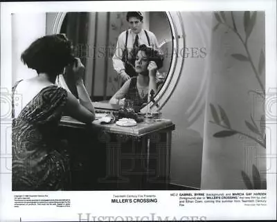 1990 Press Photo Gabriel Byrne And Marcia Gay Harden In Miller's Crossing • $15.99