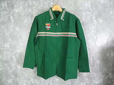 Vintage Japanese Brand Uniform 7 Eleven Full Zipper Long Sleeve Size 13(XL) • $29.99