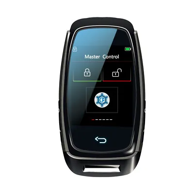 Digital Smart Car Key LCD Touch Screen Display Keyless Remote Waterproof Black • $89