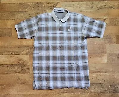 NICKLAUS Size XL Wailea Maui Hawaii Golf Polo Shirt Plaid Cotton • $9.99